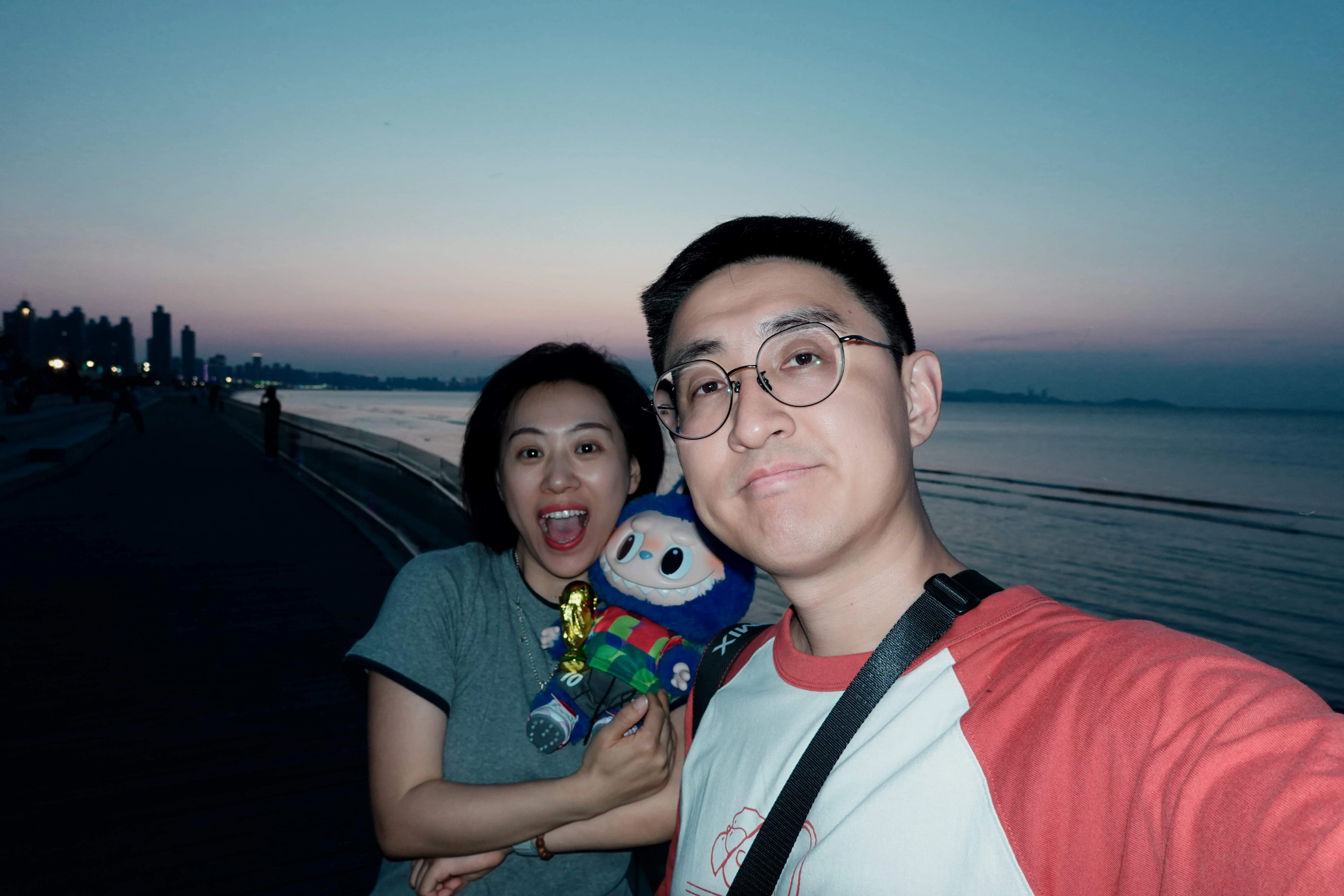 金沙滩的夜